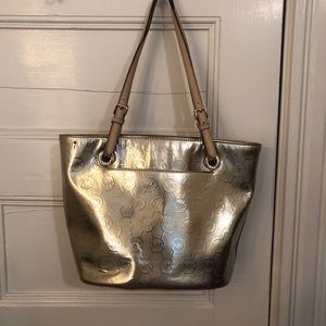 Michael Kors gold purse
